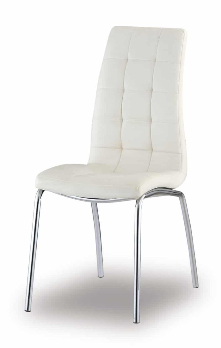 ZAZA Home Set van 2 Stoel ‘Merlino’ in PU Wit