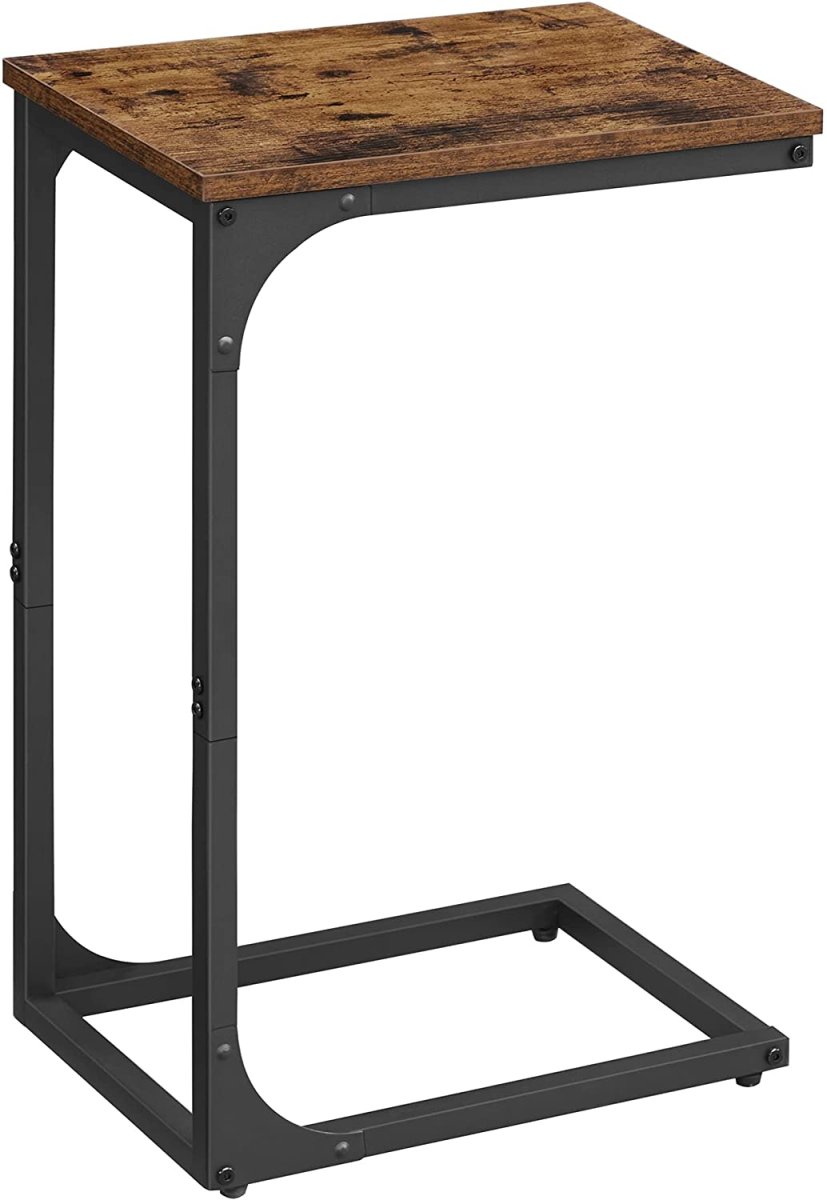 ZAZA Home bijzettafel, sofatafel met wielen, C-vormig nachtkastje - Afbeelding 5