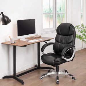 ZAZA Home – Napoli – Bureaustoel – Ergonomisch – Voor volwassenen – Zwart