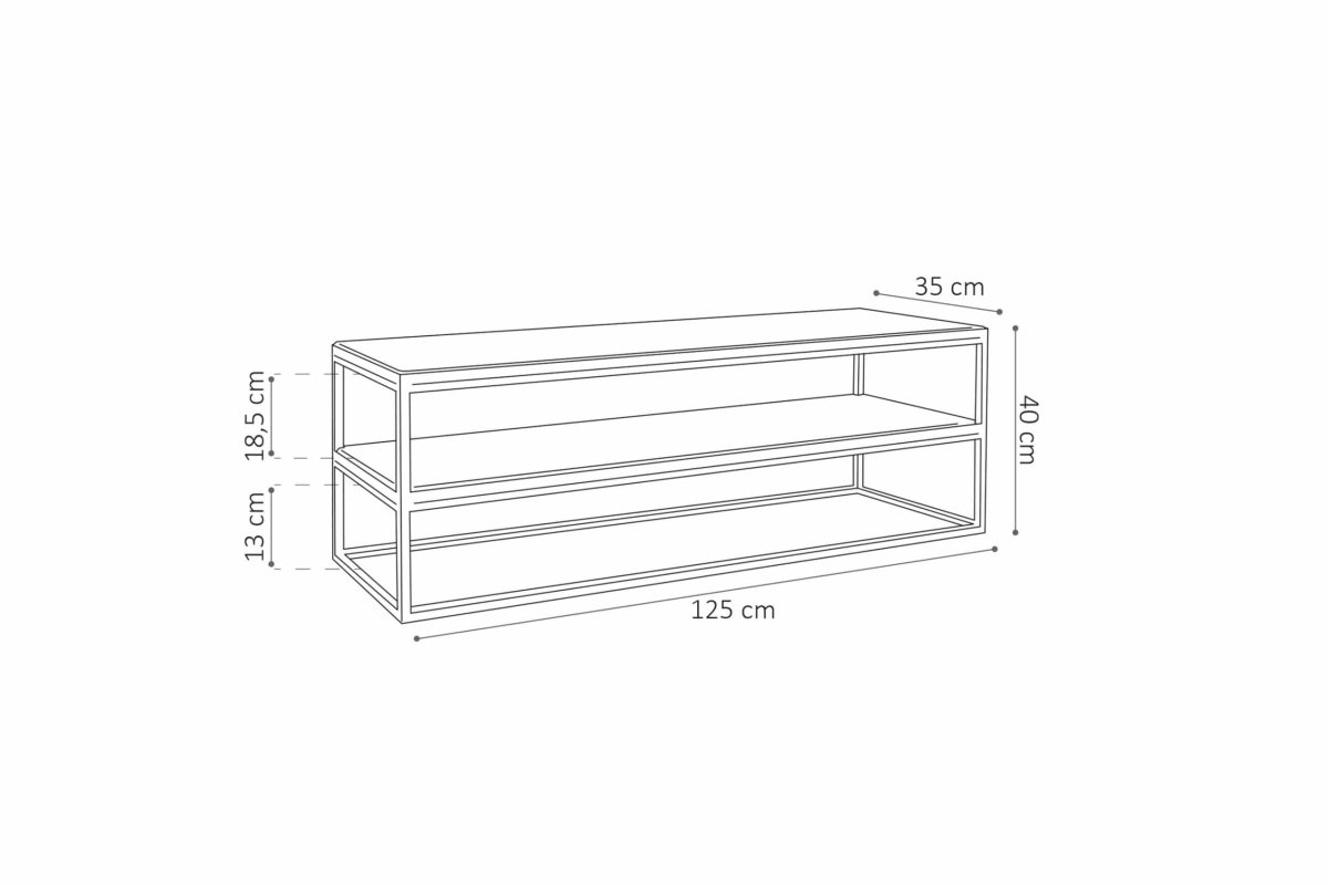 ZAZA Home TV meubel ‘Madeira’ Mangolia - Afbeelding 8