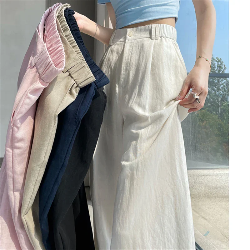 Linnen broek dames - Zomerse lichtheid voor ultiem comfort - Afbeelding 2