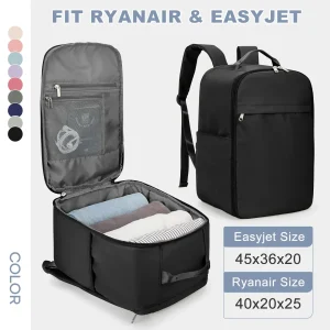 Handbagage rugzak - Perfecte pasvorm voor Ryanair & EasyJet met slimme indeling