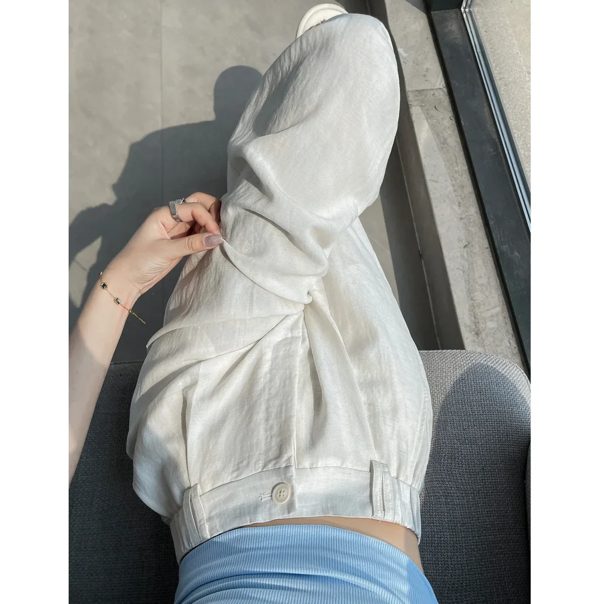 Linnen broek dames - Zomerse lichtheid voor ultiem comfort - Afbeelding 3