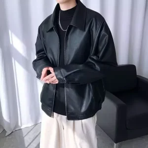 Leren jassen heren - Zwarte stoere look voor een onweerstaanbare uitstraling