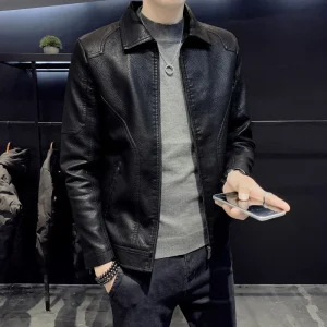 Leren jassen heren - Zwarte stoere look voor een krachtige uitstraling