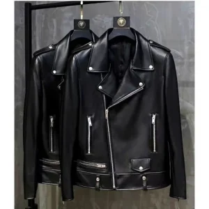 Leren jassen heren - Zwarte stoere motorlook voor ultieme stijl