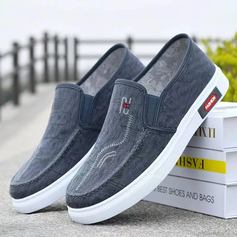 Zomerse heren schoenen - Casual denim loafers voor elke gelegenheid - Afbeelding 8