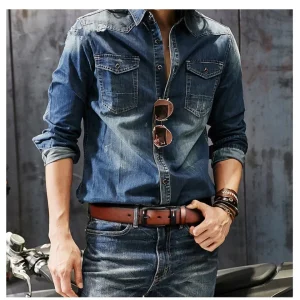 Riem heren - Elegant leder met stijlvolle gesp voor een gedistingeerde look
