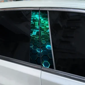 Auto stickers - Hexagonaal design voor een unieke uitstraling