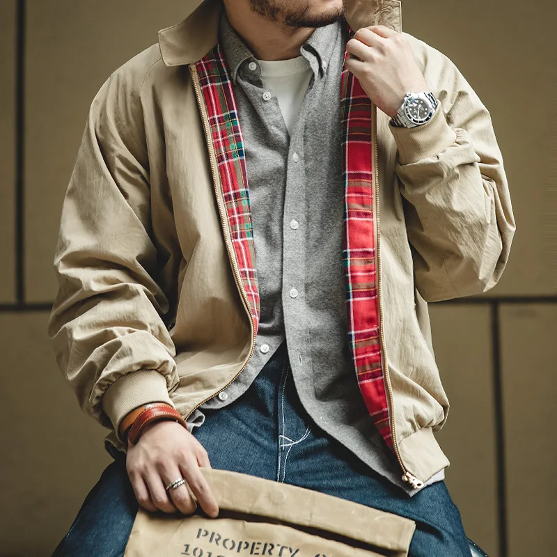 Leren jassen heren - Beige klassieker voor tijdloze stijl - Afbeelding 5