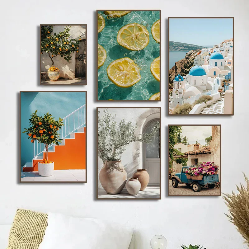 Posters - Mediterrane Sfeer met Zonnige Details voor Thuisdecoratie - Afbeelding 5