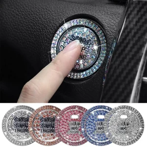 Auto stickers - Sparkling startknop stickers voor unieke uitstraling
