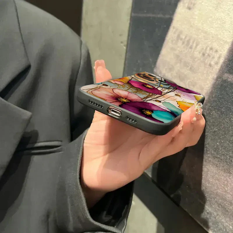 telefoon hoesje - bloemenprint ontwerp voor stijlvolle bescherming - Afbeelding 6