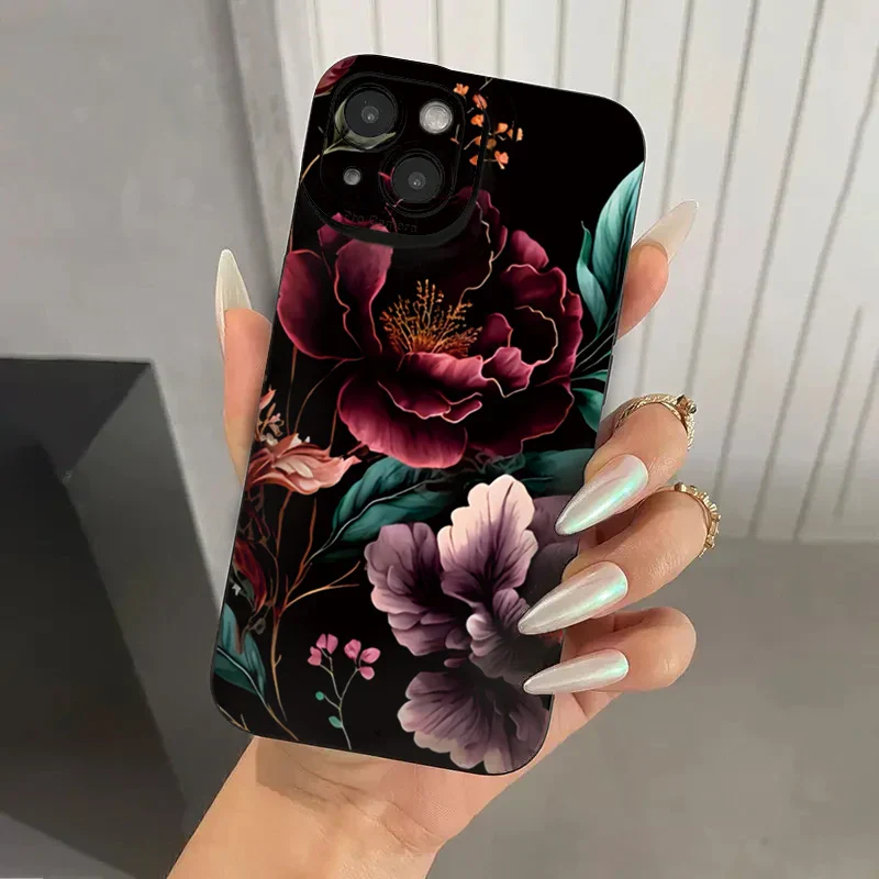 telefoon hoesje - bloemenprint ontwerp voor stijlvolle bescherming - Afbeelding 9