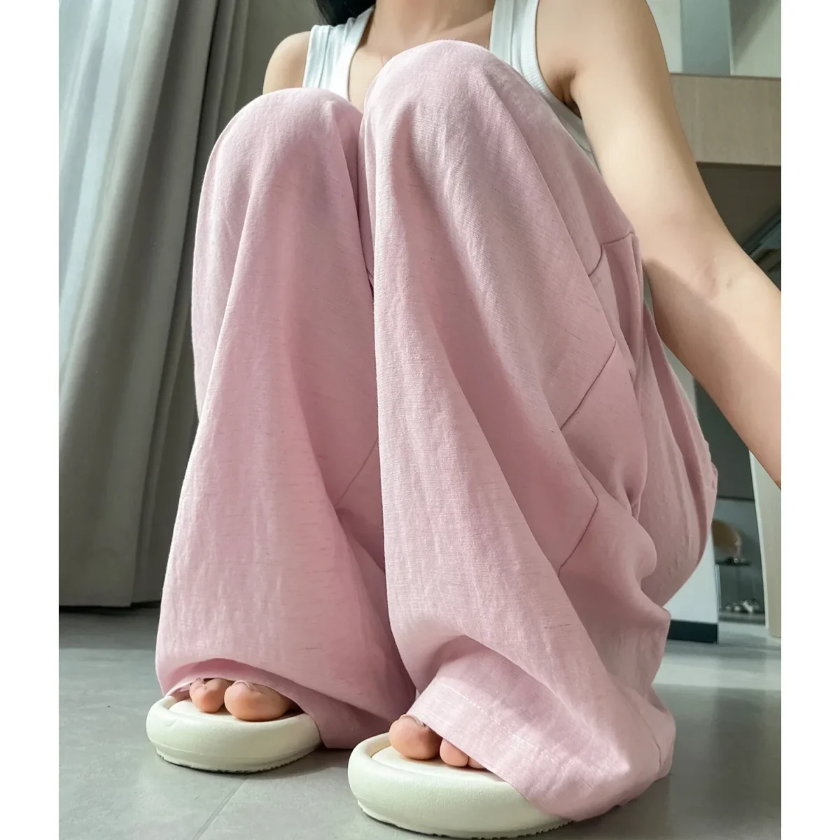 Linnen broek dames - Zomerse lichtheid voor ultiem comfort - Afbeelding 4