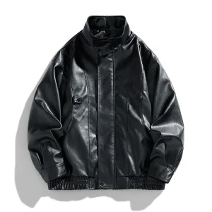 Leren jassen heren - Zwart met stoere uitstraling voor een robuuste look