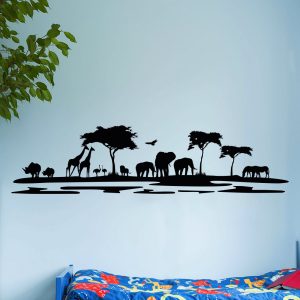 Muursticker afrikaanse dieren