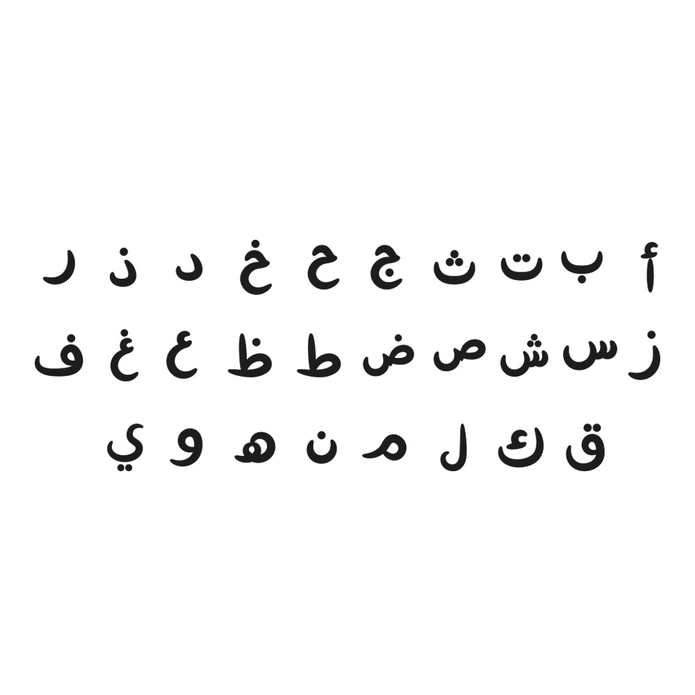 Muursticker Arabisch alfabet - Afbeelding 2