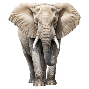 Muursticker afrikaanse olifant