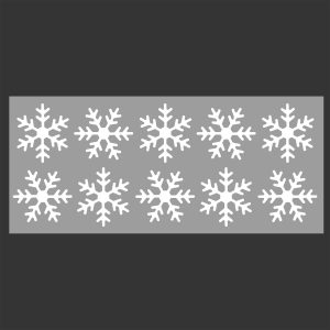 Sneeuwvlokken raamstickers herbruikbare/statische stickers