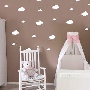 Muursticker wolken